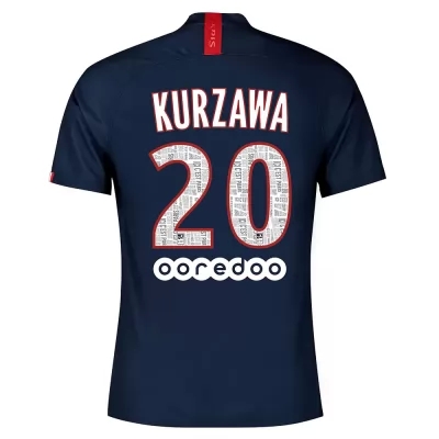 Kinder Fußball Layvin Kurzawa 20 Heimtrikot Königsblau Trikot 2019/20 Hemd