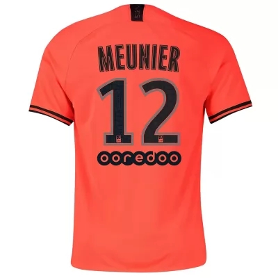 Kinder Fußball Thomas Meunier 12 Auswärtstrikot Orange Trikot 2019/20 Hemd