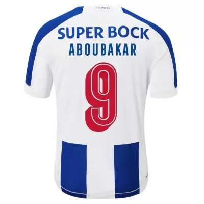 Kinder Fußball Vincent Aboubakar 9 Heimtrikot Weiß Blau Trikot 2019/20 Hemd