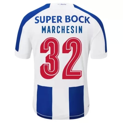 Kinder Fußball Agustin Marchesin 32 Heimtrikot Weiß Blau Trikot 2019/20 Hemd