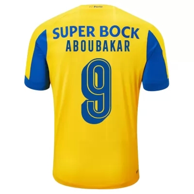 Kinder Fußball Vincent Aboubakar 9 Auswärtstrikot Gelb Trikot 2019/20 Hemd