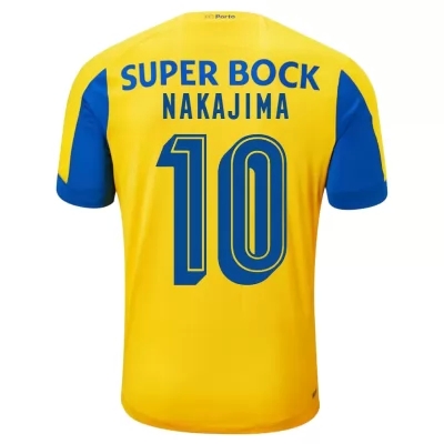 Kinder Fußball Shoya Nakajima 10 Auswärtstrikot Gelb Trikot 2019/20 Hemd