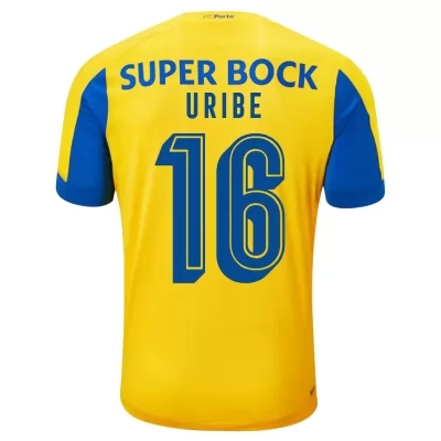 Kinder Fußball Mateus Uribe 16 Auswärtstrikot Gelb Trikot 2019/20 Hemd