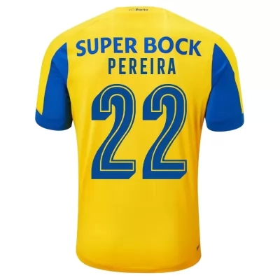 Kinder Fußball Danilo Pereira 22 Auswärtstrikot Gelb Trikot 2019/20 Hemd