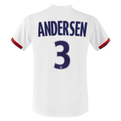 Kinder Fußball Joachim Andersen 3 Heimtrikot Weiß Trikot 2019/20 Hemd
