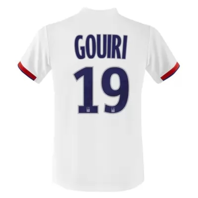 Kinder Fußball Amine Gouiri 19 Heimtrikot Weiß Trikot 2019/20 Hemd