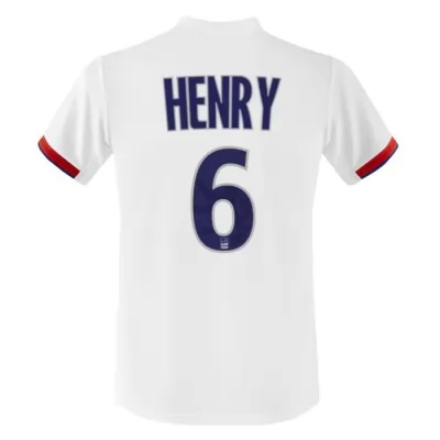 Kinder Fußball Amandine Henry 6 Heimtrikot Weiß Trikot 2019/20 Hemd