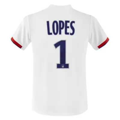 Kinder Fußball Anthony Lopes 1 Heimtrikot Weiß Trikot 2019/20 Hemd