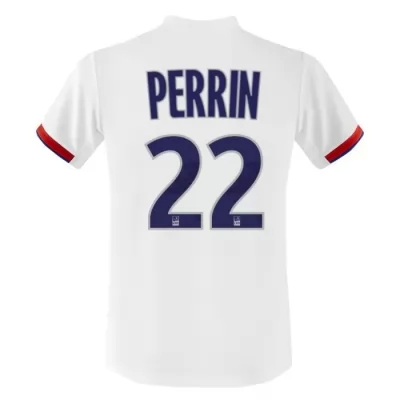 Kinder Fußball Gaetan Perrin 22 Heimtrikot Weiß Trikot 2019/20 Hemd