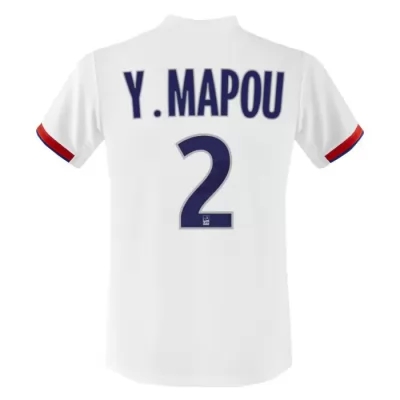 Kinder Fußball Mapou Yanga-Mbiwa 2 Heimtrikot Weiß Trikot 2019/20 Hemd