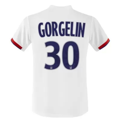 Kinder Fußball Mathieu Gorgelin 30 Heimtrikot Weiß Trikot 2019/20 Hemd