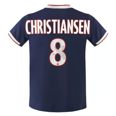 Kinder Fußball Izzy Christiansen 8 Auswärtstrikot Königsblau Trikot 2019/20 Hemd