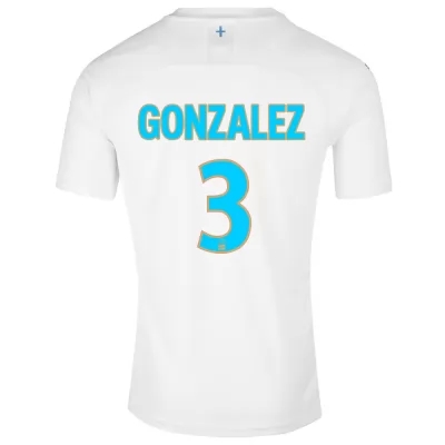 Kinder Fußball Alvaro Gonzalez 3 Heimtrikot Weiß Trikot 2019/20 Hemd