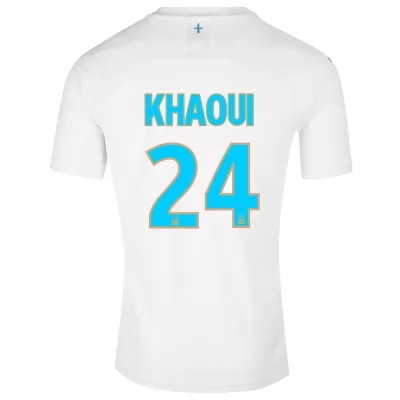 Kinder Fußball Saif-Eddine Khaoui 24 Heimtrikot Weiß Trikot 2019/20 Hemd