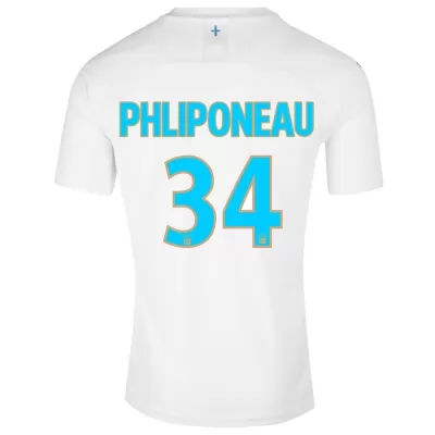 Kinder Fußball Alexandre Phliponeau 34 Heimtrikot Weiß Trikot 2019/20 Hemd