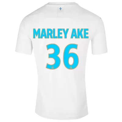Kinder Fußball Marley Ake 36 Heimtrikot Weiß Trikot 2019/20 Hemd