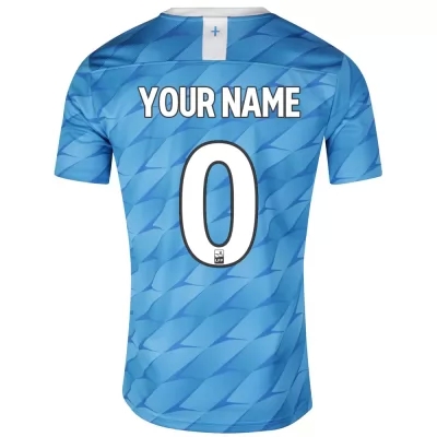Kinder Fußball Dein Name 0 Auswärtstrikot Blau Trikot 2019/20 Hemd