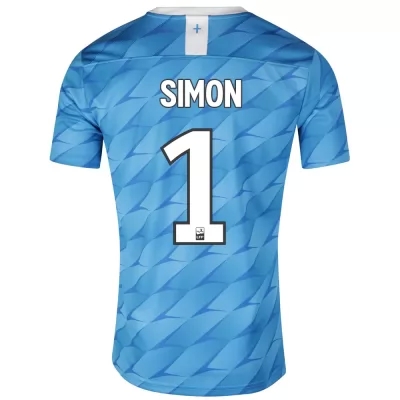 Kinder Fußball Simon Ngapandouetnbu 1 Auswärtstrikot Blau Trikot 2019/20 Hemd