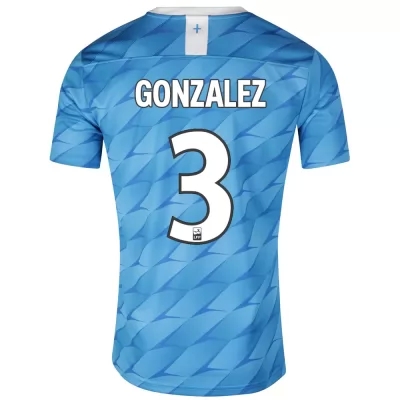 Kinder Fußball Alvaro Gonzalez 3 Auswärtstrikot Blau Trikot 2019/20 Hemd