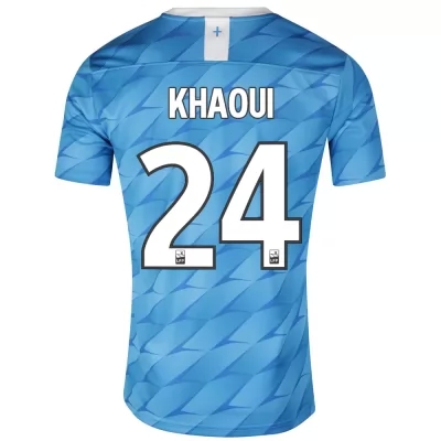 Kinder Fußball Saif-eddine Khaoui 24 Auswärtstrikot Blau Trikot 2019/20 Hemd