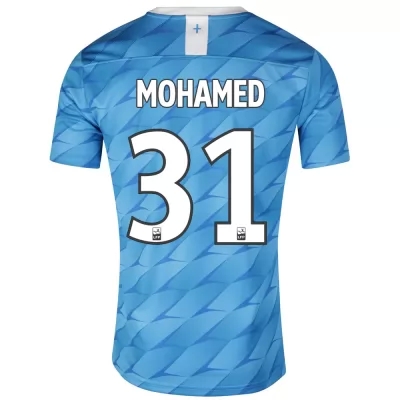 Kinder Fußball Abdallah Ali Mohamed 31 Auswärtstrikot Blau Trikot 2019/20 Hemd