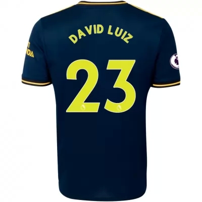 Kinder Fußball David Luiz 23 Ausweichtrikot Dunkelblau Trikot 2019/20 Hemd