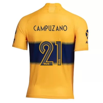 Kinder Fußball Jorman Campuzano 21 Auswärtstrikot Gelb Trikot 2019/20 Hemd