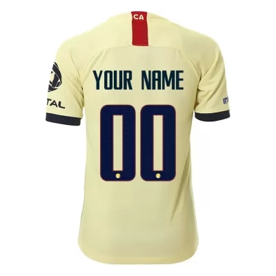 Kinder Fußball Dein Name 0 Heimtrikot Gelb Trikot 2019/20 Hemd
