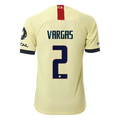 Kinder Fußball Carlos Vargas 2 Heimtrikot Gelb Trikot 2019/20 Hemd