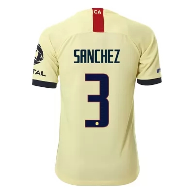 Kinder Fußball Jorge Sanchez 3 Heimtrikot Gelb Trikot 2019/20 Hemd