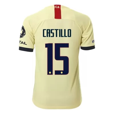 Kinder Fußball Nicolas Castillo 15 Heimtrikot Gelb Trikot 2019/20 Hemd
