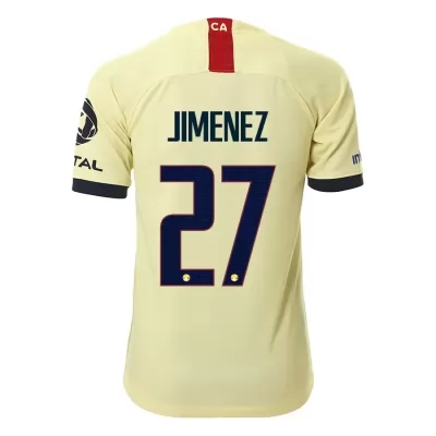 Kinder Fußball Oscar Jimenez 27 Heimtrikot Gelb Trikot 2019/20 Hemd