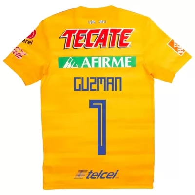 Kinder Fußball Nahuel Guzman 1 Heimtrikot Gelb Trikot 2019/20 Hemd