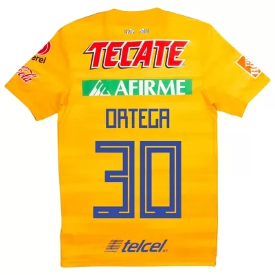 Kinder Fußball Miguel Ortega 30 Heimtrikot Gelb Trikot 2019/20 Hemd