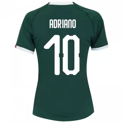 Kinder Fußball Luiz Adriano 10 Heimtrikot Grün Trikot 2019/20 Hemd