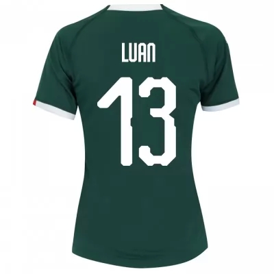 Kinder Fußball Luan 13 Heimtrikot Grün Trikot 2019/20 Hemd