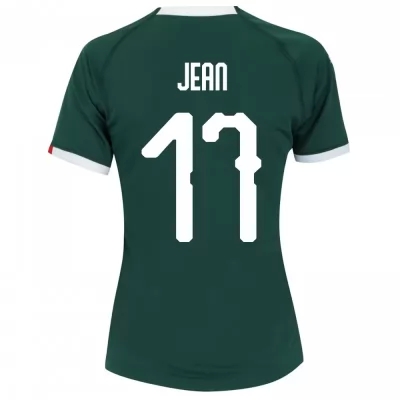 Kinder Fußball Jean 17 Heimtrikot Grün Trikot 2019/20 Hemd