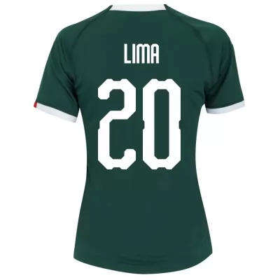 Kinder Fußball Lucas Lima 20 Heimtrikot Grün Trikot 2019/20 Hemd