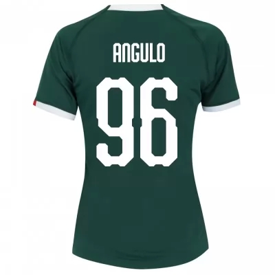 Kinder Fußball Ivan Angulo 96 Heimtrikot Grün Trikot 2019/20 Hemd