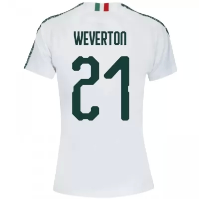 Kinder Fußball Weverton 21 Auswärtstrikot Weiß Trikot 2019/20 Hemd