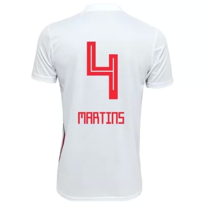 Kinder Fußball Anderson Martins 4 Heimtrikot Weiß Trikot 2019/20 Hemd