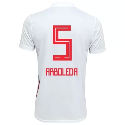 Kinder Fußball Robert Arboleda 5 Heimtrikot Weiß Trikot 2019/20 Hemd