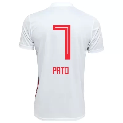 Kinder Fußball Alexandre Pato 7 Heimtrikot Weiß Trikot 2019/20 Hemd