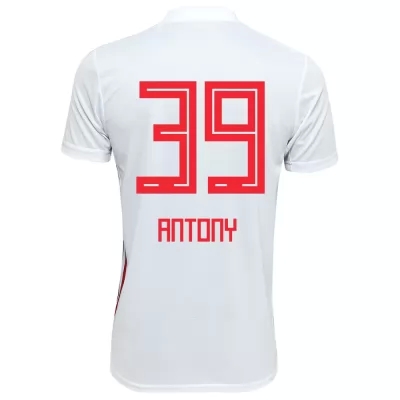 Kinder Fußball Antony 39 Heimtrikot Weiß Trikot 2019/20 Hemd