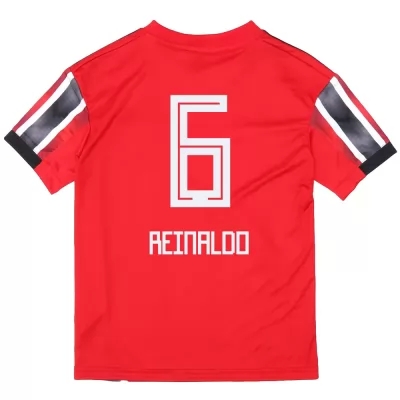 Kinder Fußball Reinaldo 6 Auswärtstrikot Rot Trikot 2019/20 Hemd