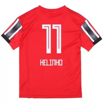 Kinder Fußball Helinho 11 Auswärtstrikot Rot Trikot 2019/20 Hemd