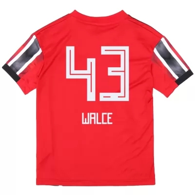 Kinder Fußball Walce 43 Auswärtstrikot Rot Trikot 2019/20 Hemd