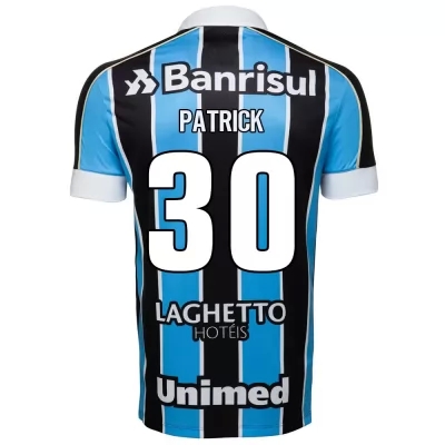 Kinder Fußball Patrick 30 Heimtrikot Blau Schwarz Trikot 2019/20 Hemd