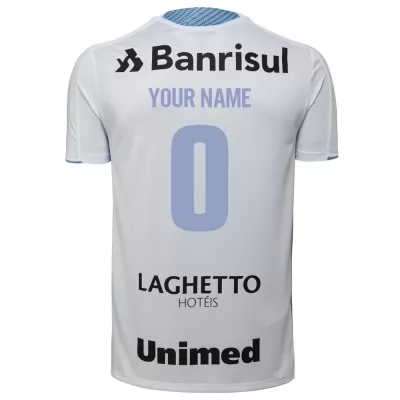 Kinder Fußball Dein Name 0 Auswärtstrikot Weiß Trikot 2019/20 Hemd