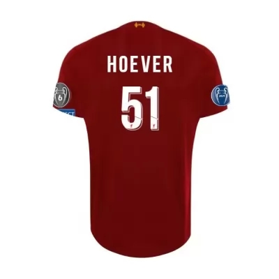 Kinder Fußball Ki-jana Hoever 51 Heimtrikot Rot Trikot 2019/20 Hemd